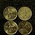 04 Moedas Estrangeiras - Coreia do Sul - 2001-1999-1995-2000 - Mbc - ref.3206 - Imagem 2