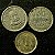 03 Moedas Estrangeiras - Espanha 1980-Peru 1986-Uruguai 1943 - Mbc - ref.3207 - Imagem 1