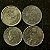 04 Moedas Estrangeiras - Espanha 1975-Bolivia 2008 - Peru 1987 - Paraguai 2007 - Mbc - ref.3210 - Imagem 2