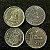 04 Moedas Estrangeiras - Espanha 1975-Bolivia 2008 - Peru 1987 - Paraguai 2007 - Mbc - ref.3210 - Imagem 1