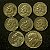 08 Moedas do Brasil - 10 cts-1948-1953-1953-1949-1955-1950 - 20 cts 1955 - 50 cts 1956 - Aluminio Bronze - Mbc - ref.3148 - Imagem 2