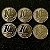 06 Moedas do Brasil - 10 Centavos - 2024 - FC - Aço com Latão - ref.3240 - Imagem 1