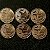 06 Moedas do Brasil - 5 Centavos - 2025 - FC - Aço com Cobre - ref.3244 - Imagem 1