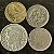04 Moedas Estrangeira - França 1948 - Espanha 1975 - Chile 2022 - Japão 1967 - Mbc - ref.3249 - Imagem 2