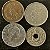 04 Moedas Estrangeira - França 1920 - Reino Unido 1996 - Italia 1962 - Japão 1962 - Mbc - ref.3251 - Imagem 2