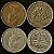 04 Moedas Estrangeira - Reino Unido 1971 - Chile 1996 - Argentina 1960 - Uruguai 1960 - Mbc - ref.3256 - Imagem 2