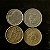 04 Moedas Estrangeira - Portugal 1987 - Espanha 1966 - Uruguai - 1953 - Argentina 1952 - Mbc - ref.3262 - Imagem 2