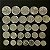 30 Moedas do Brasil Diferentes - Aço Inoxidavel - Mbc - ref.3280 - Imagem 1