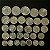 30 Moedas do Brasil Diferentes - Aço Inoxidavel - Mbc - ref.3280 - Imagem 2