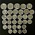 32 Moedas do Brasil - Diferentes - Aço Inoxidavel - Mbc - ref.3293 - Imagem 2