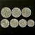 07 Moedas do Brasil - Aluminio - Mbc - ref.3299 - Imagem 1