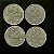 04 Moedas do Brasil - 2 Cruzeiros - 1961 - Aluminio - Mbc - ref.3300 - Imagem 1