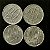 04 Moedas do Brasil - 20 Cruzeiros - 1965 - Aluminio - Mbc - ref.3303 - Imagem 1