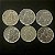 06 Moedas do Brasil - 10 Centavos - 1967-70-75-76-77 - Aço Inoxidavel - Mbc - ref.3325 - Imagem 2