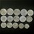 15 Moedas do Brasil - Diferentes - Aluminio - Mbc - ref.3327 - Imagem 1