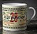 Caneca de porcelana Personalizada ingresso decada de 80, Ídolos e Conquistas do Vasco da Gama - Imagem 1