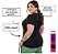 Blusa Feminina Plus Size Manga Curta Respirável - Imagem 5