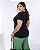 Blusa Feminina Plus Size Manga Curta Respirável - Imagem 6