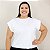Blusa Cropped Plus Size Moda Feminina Básico Malha Confortável Tendência - Imagem 3