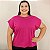Blusa Cropped Plus Size Moda Feminina Básico Malha Confortável Tendência - Imagem 2