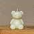 Vela Natural Urso M - Imagem 1