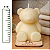 Vela Urso G em Cera 100% Vegetal - Imagem 1
