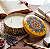 Vela Latinha Mandala Amarelo 120G - Imagem 1