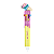 CANETA ESFEROGRÁFICA 0.7MM 10 CORES + MARCA TEXTO - TUTI FRUTTI - BRW - Imagem 4