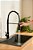 Torneira Gourmet Acqua Metais 3017 Preta Para Cozinha - Imagem 2