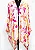 Kimono Bege Flores #1400 - Imagem 1