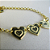 Pulseira com Chapa de Coração Banhado em Ouro 18k - Imagem 6