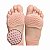 Par Meia Palmilha Ortopédica Protetor para os Pés Almofada Silicone Gel Tiptoe - Imagem 3