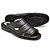 Chinelo Masculino Conforto Couro Preto - Imagem 3