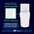 Vaso Sanitário Monobloco Caixa Acoplada Completo Privada Cor Branco Tubrax - VAB0003 - Imagem 3