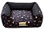Cama Quadrada para Cachorro ou Gato Luppet Preto Cachorro Tamanho:GG - Imagem 5