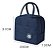 Bolsa Térmica Marmita Lancheira Feminina Masculina Lunch Bag - Imagem 9