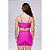 Shorts Fitness Curto Alta Compressão com Bolso Fúcsia - Imagem 3