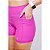 Shorts Fitness Curto Alta Compressão com Bolso Fúcsia - Imagem 5