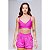 Shorts Fitness Duplo Compressão com Bolso Fúcsia - Imagem 1