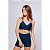 Conjunto Fitness Top e Shorts Curto Azul Marinho - Imagem 1