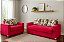 CONJUNTO DE SOFÁS 2 E 3 LUGARES FLEX VERMELHO - Imagem 1