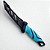 Faca Fileteira Azul Claro 28cm - Imagem 2