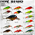 Isca Artificial Diones Ivai Shad 110 - Meia-Água 11cm 30.5g - Imagem 1