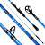 Vara p/ Carretilha Sellus - 2 partes - 1.68m - 8-17lbs - Shimano - Imagem 2