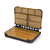 Estojo Organizador HZY151 com 11 Compartimentos - 13,1 x 3,7 x 9,5 cm - Imagem 2