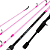 Vara p/ Carretilha Cadenza Girl - 2 partes - 1,70m - 10-20lbs - Albatroz - Imagem 2