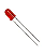 Led 5mm Vermelho Difuso - Imagem 1
