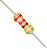 Resistor 330 Ohms 1/4 W CR25 - Imagem 1