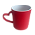 Caneca Mágica Vermelha com Alça Coração para Sublimação 325ml - Imagem 1