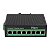 Switch Industrial de Liga de Alumínio 8xRJ45 GbE, Trilho DIN, Fonte DC 12~52V - Imagem 1